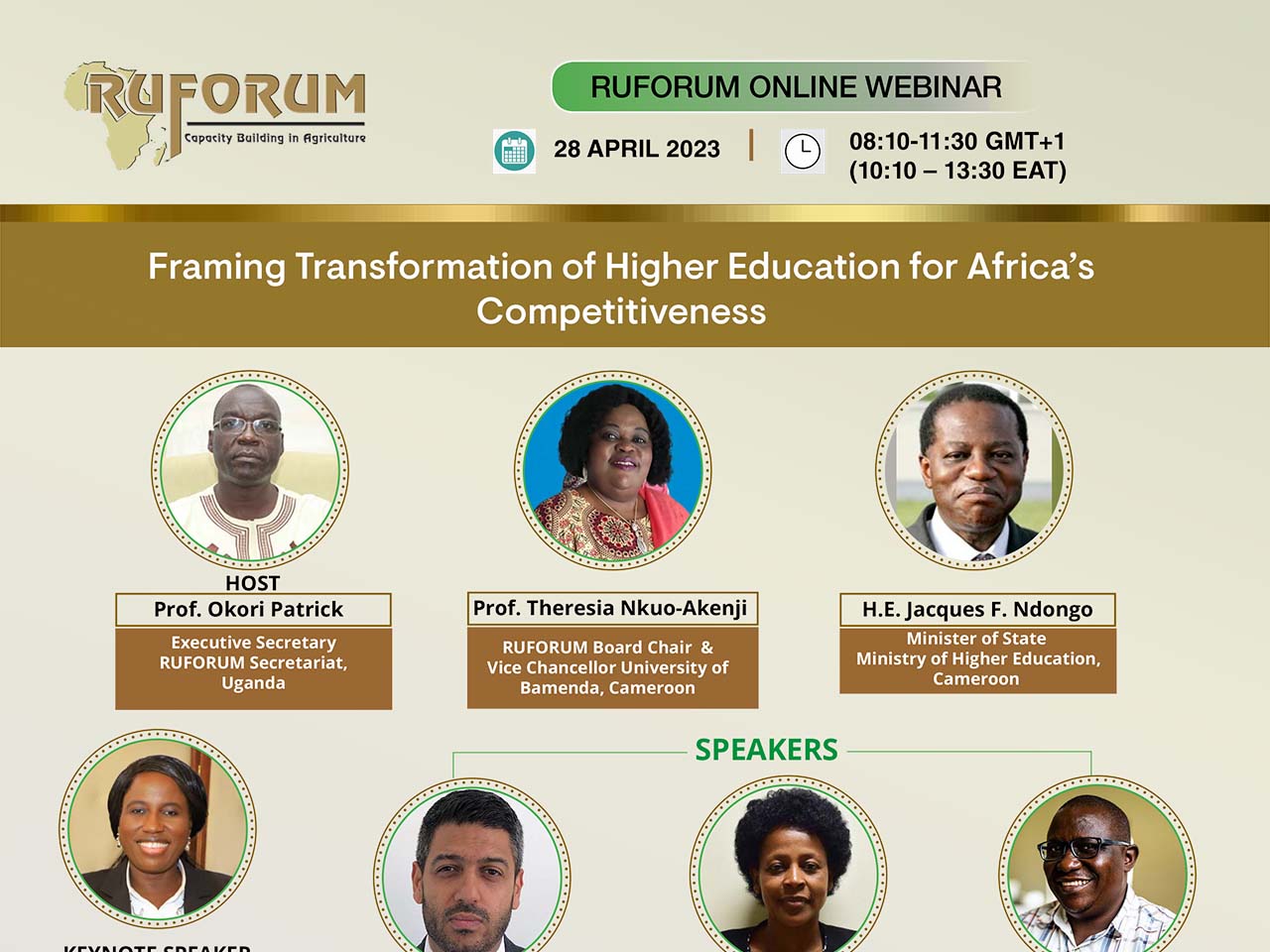 RUFORUM ONLINE WEBINAR