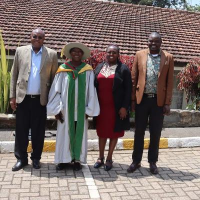 Tagdev Supported Phd Graduant Leila Akinyi 45th Graduation Ceremony