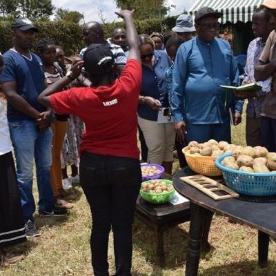 Figure 3 Sensitizing Farmers On Seed Potato Grading